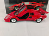 (Used)(Free shipping)  LAMBORGHINI COUNTACH LP 500 S (RED) 1/18 KYOSHO 08322RR Used