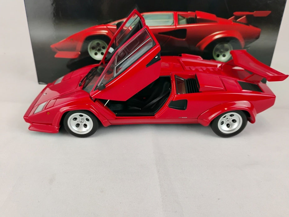 (Used)(Free shipping)  LAMBORGHINI COUNTACH LP 500 S (RED) 1/18 KYOSHO 08322RR Used