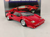 (Used)(Free shipping)  LAMBORGHINI COUNTACH LP 500 S (RED) 1/18 KYOSHO 08322RR Used
