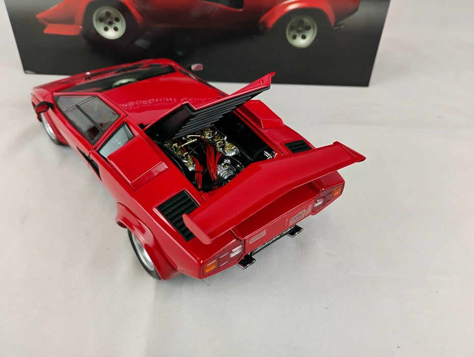 (Used)(Free shipping)  LAMBORGHINI COUNTACH LP 500 S (RED) 1/18 KYOSHO 08322RR Used