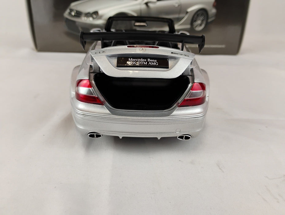(Used)(Free shipping)  MERCEDES BENZ CLK DTM AMG CABRIOLET (SILVER) 1/18 KYOSHO 084625 Used