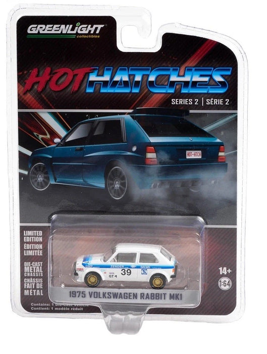 GMP Performance No.39 - 1975 Volkswagen Rabbit Mk1 - Hot Hatches Series 2 - 1/64 Greenlight - 63020 B Passion Diecast 