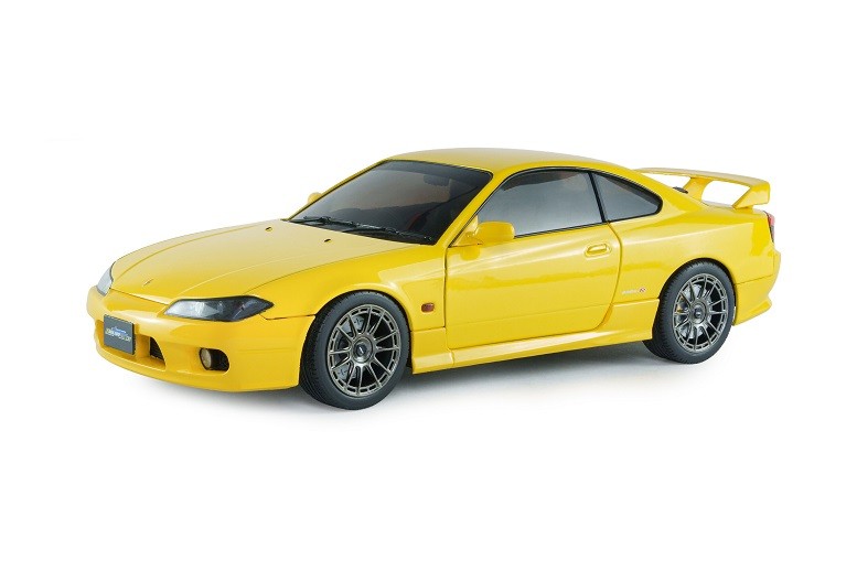 Nissan Silvia S15 Spec-R AERO 1999 Yellow - Solido - 1/18 - S1812206 - Passion Diecast 