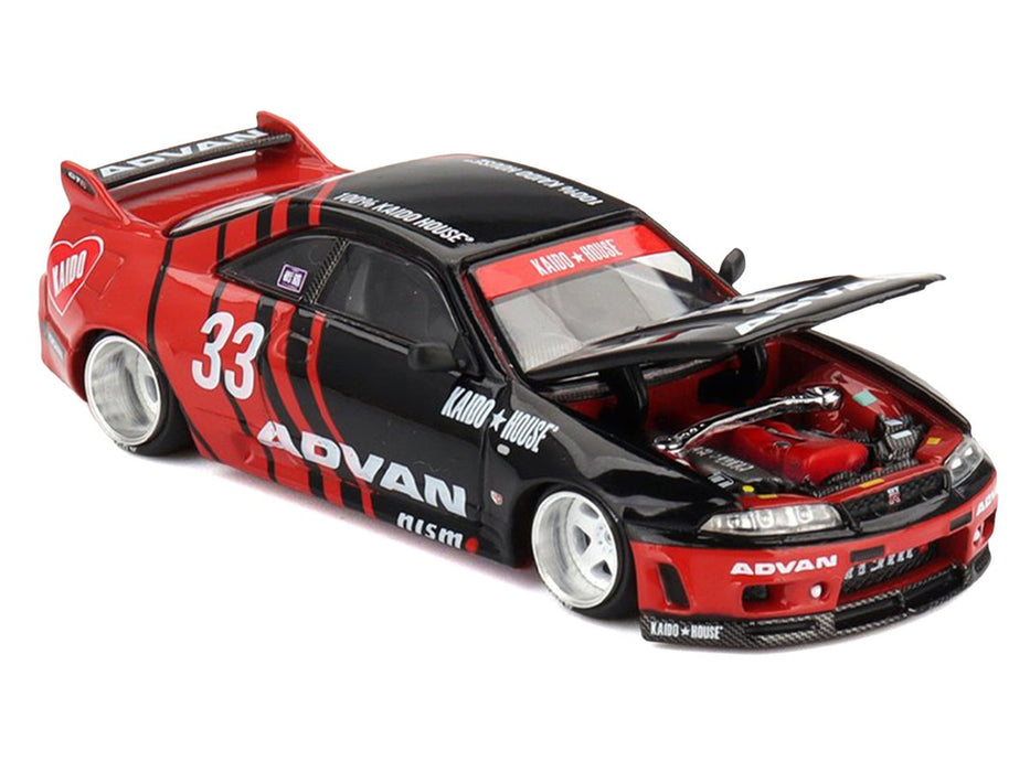 Nissan Skyline GT-R (R33) Kaido Works ADVAN - Mini GT - Mijo Exclusives - 1/64 - KHMG191 Passion Diecast