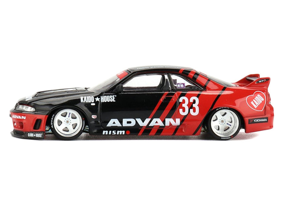 Nissan Skyline GT-R (R33) Kaido Works ADVAN - Mini GT - Mijo Exclusives - 1/64 - KHMG191 Passion Diecast