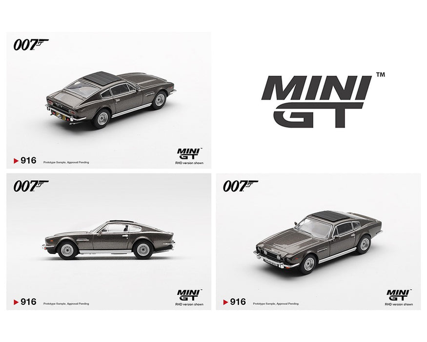 Aston Martin V8 Vantage The Living Daylights - English Packaging - Mini GT - 1:64 - MGT00916-007E Passion Diecast