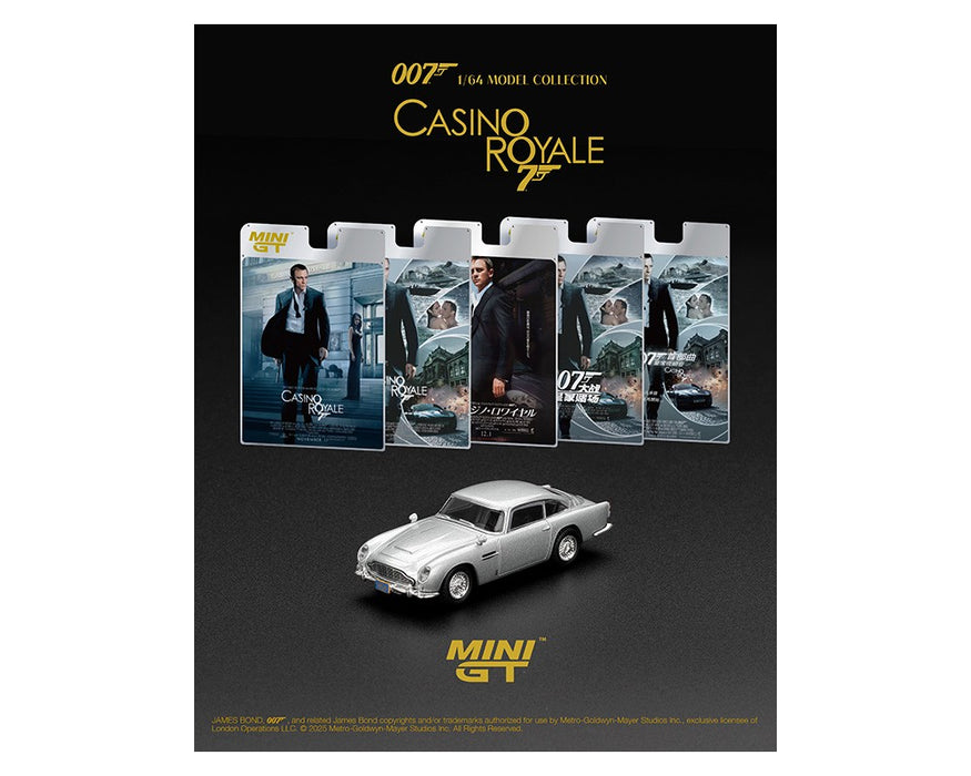 James Bond Aston Martin DB5 Casino Royale - English Packaging - Mini GT - 1:64 - MGT00909-007E Passion Diecast