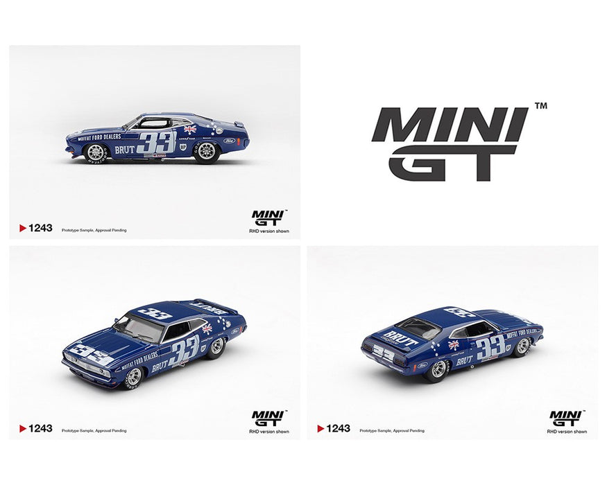 Ford XB Falcon GT - 1974 Bathurst 1000 - Australia Exclusive - Mini GT - 1:64 - MGT01243 Passion Diecast