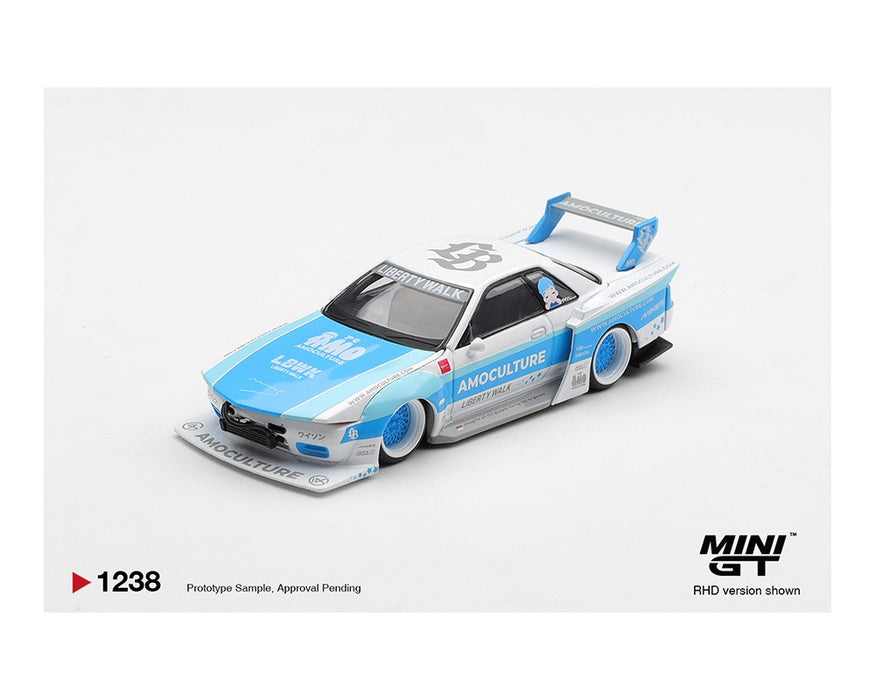 Nissan Skyline GT-R (R32) LBWK Kaido Works AMOCULTURE - Mini GT - 1:64 - MGT01238 Passion Diecast