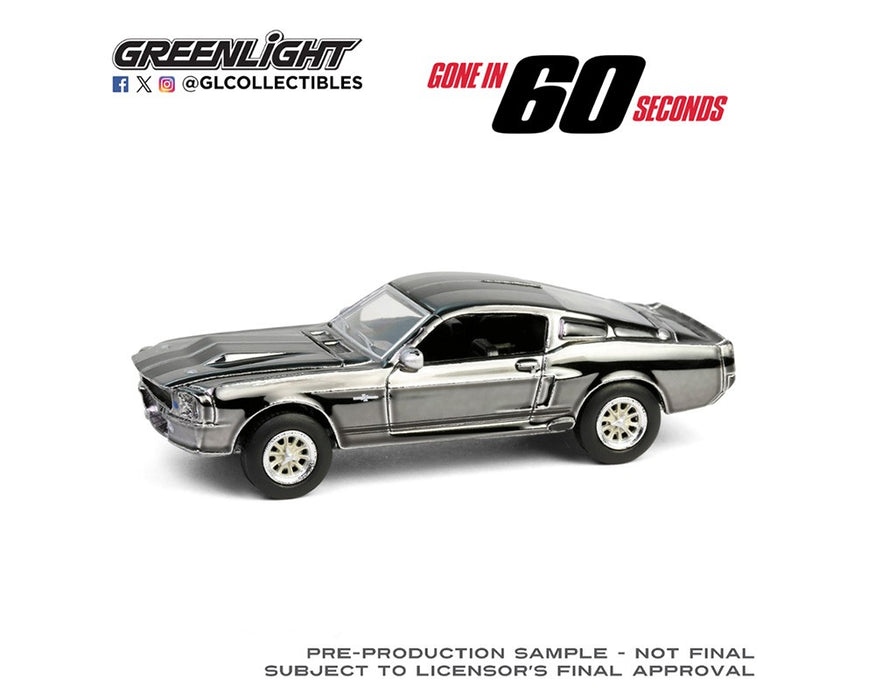 1967 Ford Mustang Eleanor - Gone in 60 Second - Chrome Edition - Hollywood - Greenlight 1/64 - GL-30558 Passion Diecast