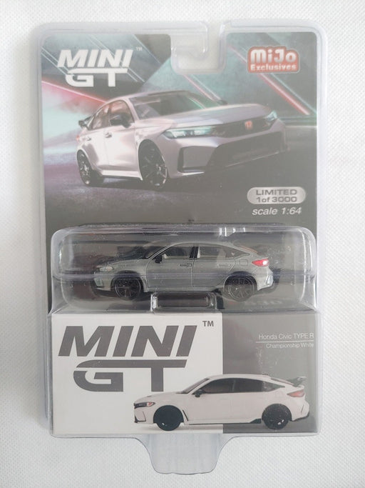 CHASE CAR Honda Civic Type R Championnat Blanc 2023 - Mini GT - 1:64 - MGT00530GR Passion Diecast