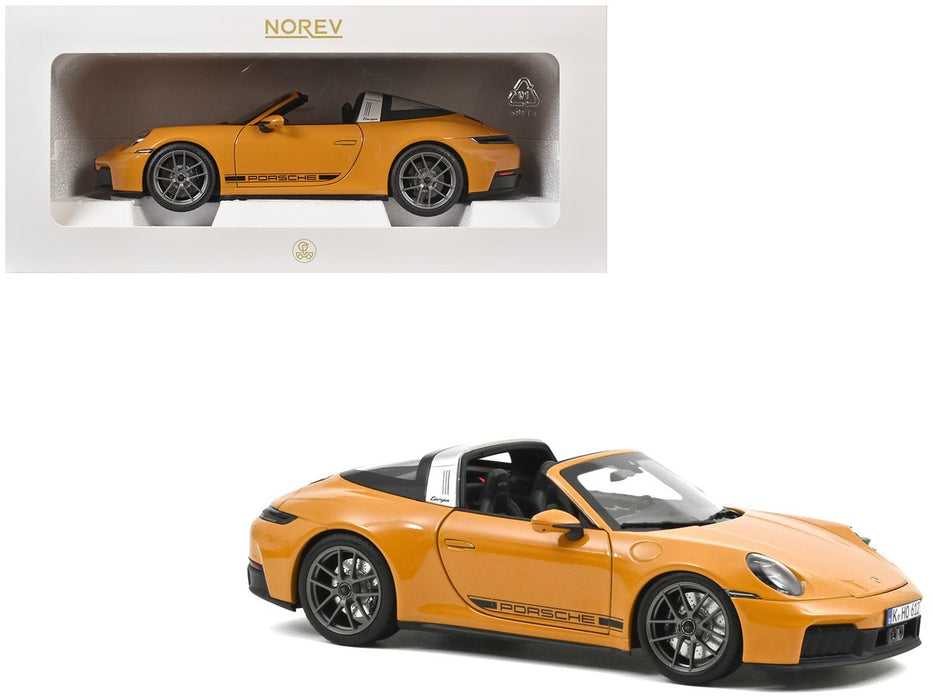 Porsche 911 Targa 4 GTS 2025 Jaune Bahama - Norev 1:18 - 187190 - Passion Diecast