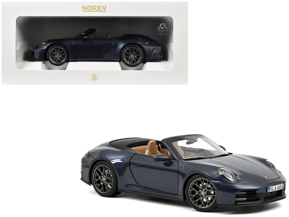 Porsche 911 Carrera Cabriolet 2025 Blue - Norev - 1:18 - 187180 - Passion Diecast