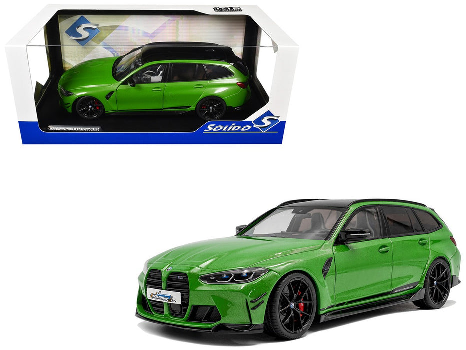 BMW M3 Touring Performance 2024 Green - Solido - 1/18 - S1813703 - Passion Diecast 