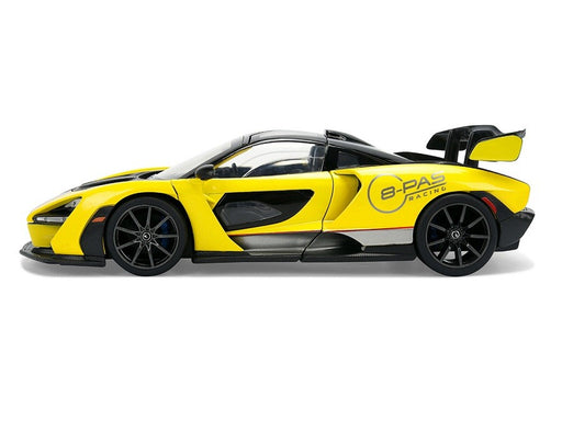  McLaren Senna 8-PAS Racing - Yellow Metallic with Black Top - Hyper-Spec -  Jada  1/24 - 36484 Passion diecast