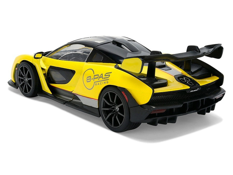  McLaren Senna 8-PAS Racing - Yellow Metallic with Black Top - Hyper-Spec -  Jada  1/24 - 36484 Passion diecast
