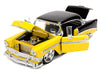1956 Chevrolet Bel Air Yellow and Black - Bigtime Muscle - Jada 1/24 - 36648 Passion diecast