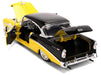 1956 Chevrolet Bel Air Yellow and Black - Bigtime Muscle - Jada 1/24 - 36648 Passion diecast