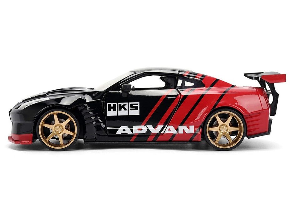 2009 Nissan GT-R (R35) Ben Sopra Advan - Black and Red - JDM Tuners - Jada 1/24 - 37022 Passion diecast
