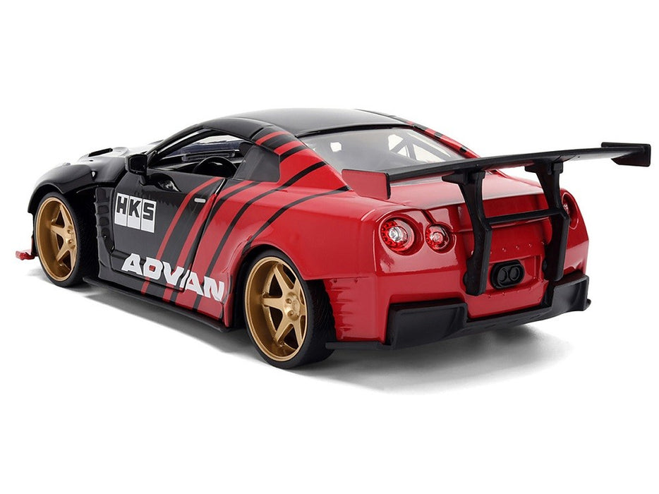 2009 Nissan GT-R (R35) Ben Sopra Advan - Black and Red - JDM Tuners - Jada 1/24 - 37022 Passion diecast