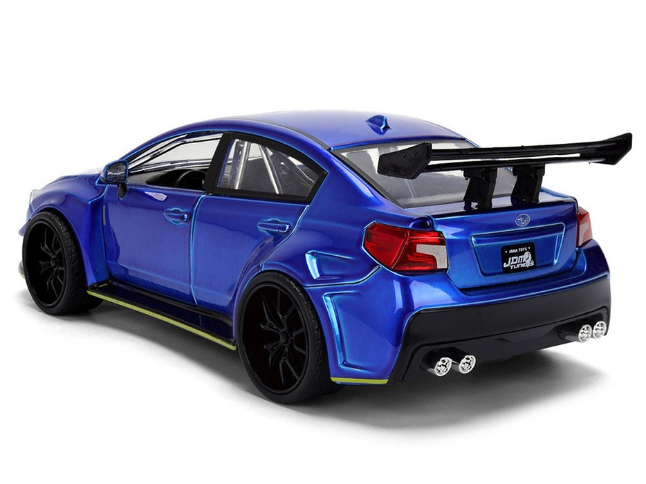 2016 Subaru WRX STI Widebody - Blue Metallic - JDM Tuners - Jada 1/24 - 37491 Passion diecast