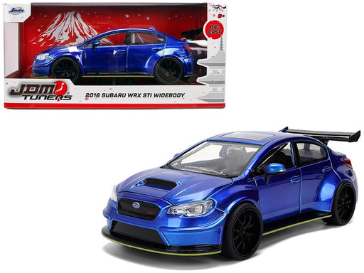 2016 Subaru WRX STI Widebody - Blue Metallic - JDM Tuners - Jada 1/24 - 37491 Passion diecast
