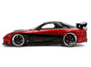 1995 Mazda RX-7 Widebody VeilSide - Black and Red Metallic - JDM Tuners - Jada 1/24 - 37646 Passion diecast