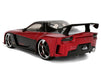 1995 Mazda RX-7 Widebody VeilSide - Black and Red Metallic - JDM Tuners - Jada 1/24 - 37646 Passion diecast