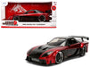 1995 Mazda RX-7 Widebody VeilSide - Black and Red Metallic - JDM Tuners - Jada 1/24 - 37646 Passion diecast