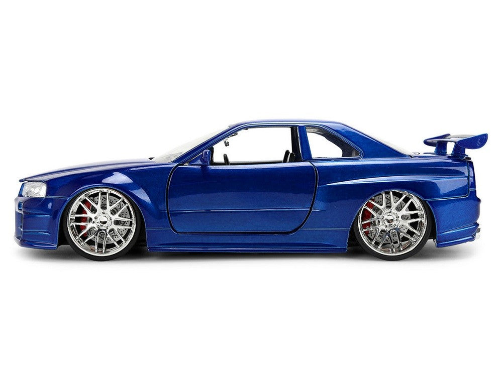 Nissan Skyline GT-R (R34) Blue Color Brush Finish 25 Years of Fast ...