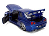Nissan Skyline GT-R (R34) Blue Color Brush Finish 25 Years of Fast & Furious Anniversary - Jada 1/24 - 37704 Passion diecast