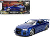 Nissan Skyline GT-R (R34) Blue Color Brush Finish 25 Years of Fast & Furious Anniversary - Jada 1/24 - 37704 Passion diecast