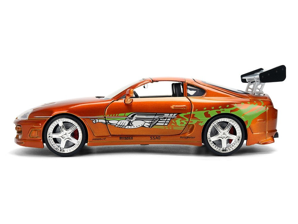 Toyota Supra Orange Color Brush Finish - 25 Years of Fast & Furious ...