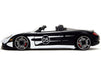 Porsche Carrera GT Convertible Black with White Graphics - Hyper-Spec - Jada 1/24 - 35490 Passion Diecast