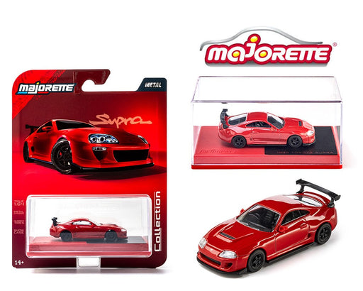 Toyota Supra 1995 - Rouge - Majorette 1:64 - 8505001023 - Passion Diecast 