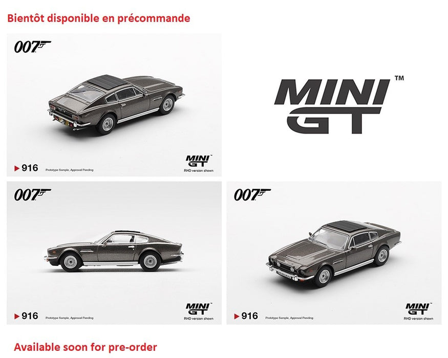 Aston Martin V8 Vantage The Living Daylights - English Packaging - Mini GT - 1:64 - MGT00916-007E Passion Diecast