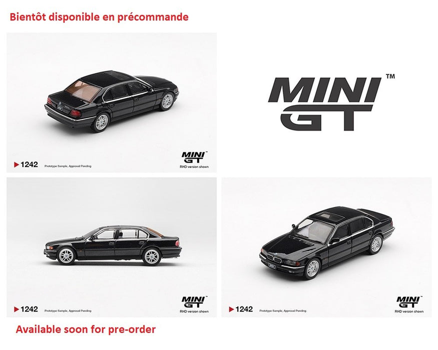 BMW 750IL - Black Sapphire - Mini GT - 1:64 - MGT01242 Passion Diecast