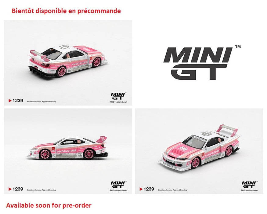 Nissan Silvia (S15) LB-Super Silhouette AMOCULTURE - Mini GT - 1:64 - MGT01239 Passion Diecast