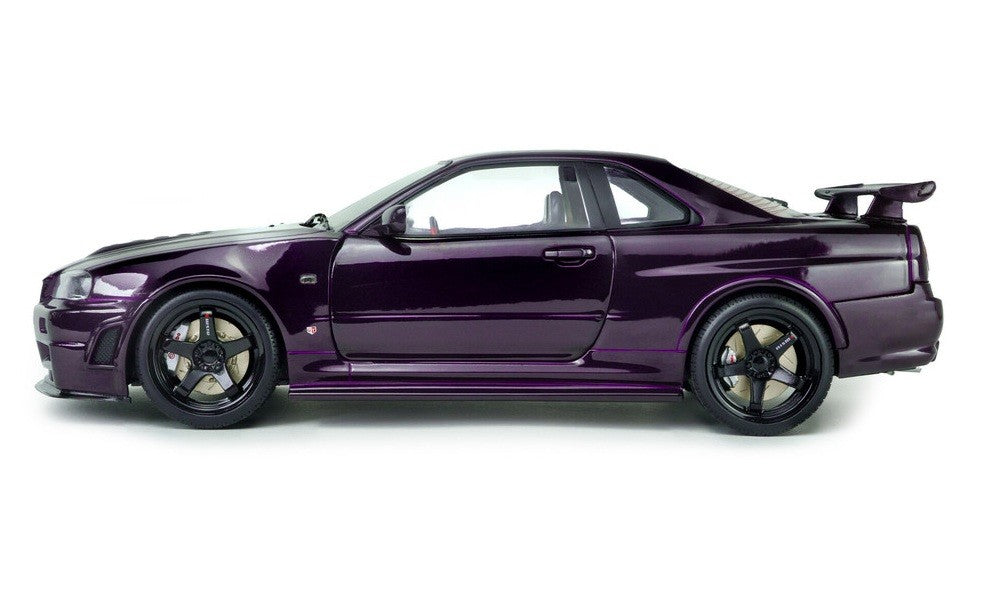Nissan Skyline (R34) GT-R Z Tune 1999 Midnight Purple - Solido - 1/18 - S1804311 - Passion Diecast