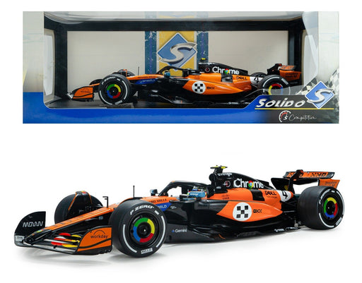 McLaren MCL39 No 4 Norris Monaco 2025 - Solido - 1/18 - S1818703 - Passion Diecast 