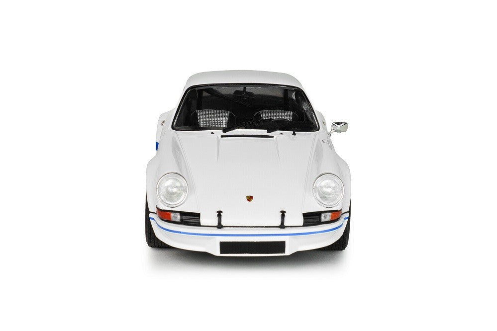 PORSCHE 911 RSR WHITE & BLUE CARRERA STRIPES 1973 - Solido - 1/18 - S1801119 - Passion Diecast 