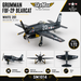 (Preorder) Grumman F8F-2P Bearcat / The Fighter Collection, White 201, IWM Duxford, UK, 2014 / SkyMax Flying Heroes 1:72 SM1014