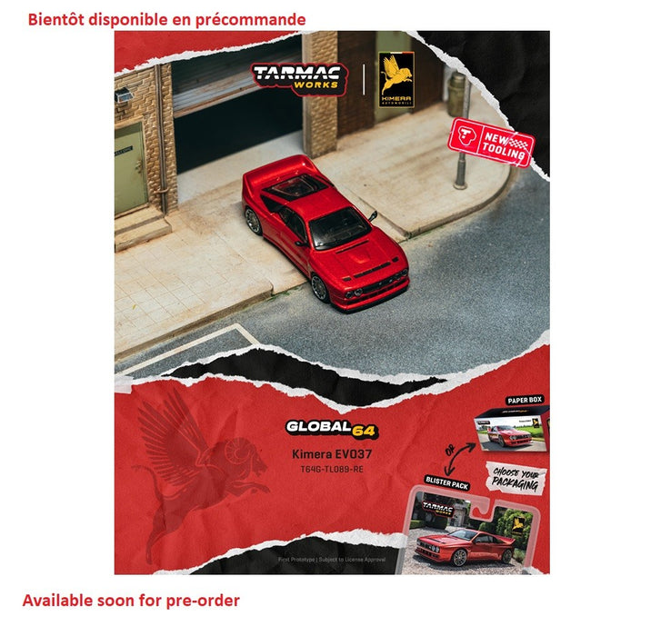 Kimera EVO37 - Red - Tarmac Works - 1/64 - T64G-TL089-RE-B Passion Diecast
