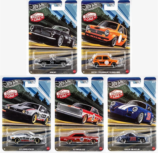 Hot Wheels 1:64 Vintage Grand Prix J 2026 Assortment SET OF 10 CARS - HRT81-956J Passion Diecast