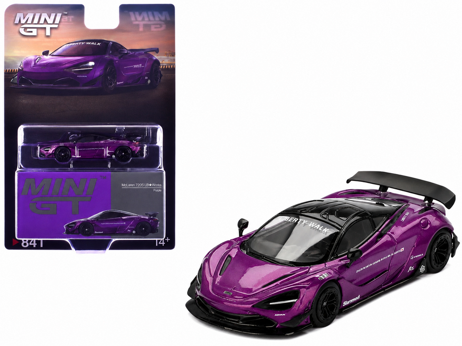 McLaren 720S LB★Works Purple - Mini GT - 1:64 - MGT00841 Passion Diecast