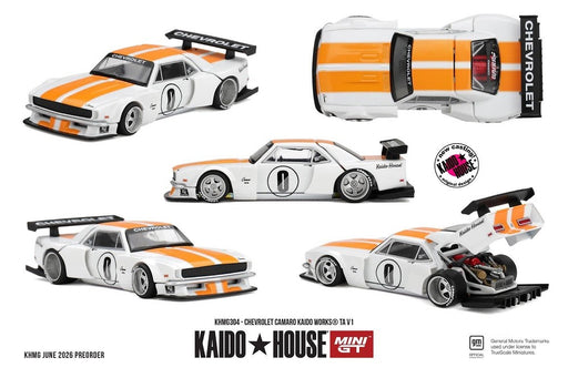 Chevrolet Camaro KAIDO WORKS TA V1 - Mini GT & Kaido★House 1/64 - KHMG304 Passion Diecast