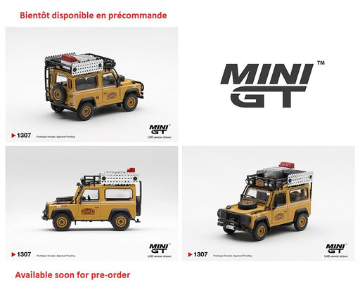 Land Rover Defender 90 1985 Camel Trophy Borneo Team Japan - Mini GT - 1:64 - MGT01307 Passion Diecast