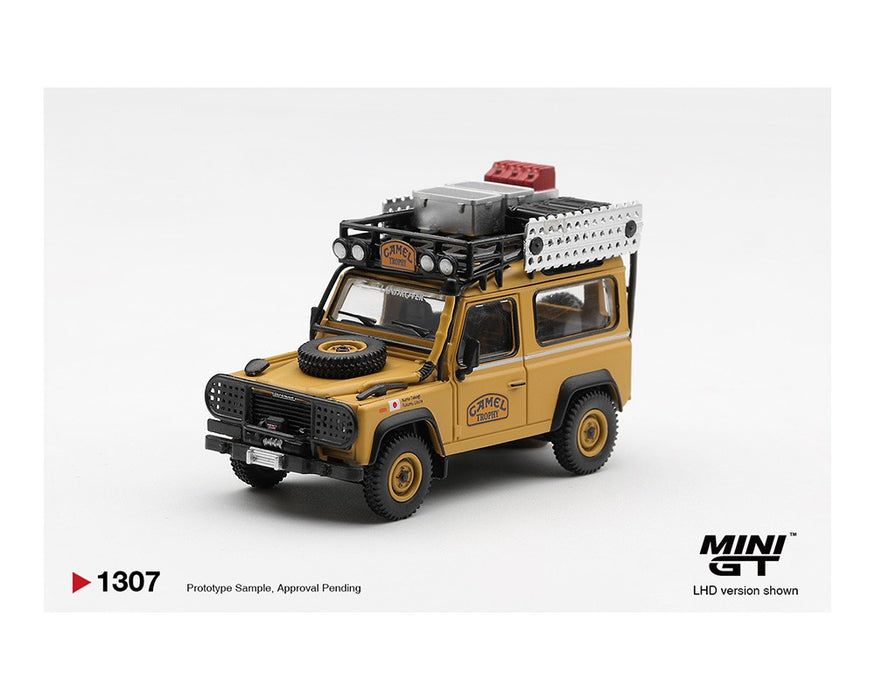 Land Rover Defender 90 1985 Camel Trophy Borneo Team Japan - Mini GT - 1:64 - MGT01307 Passion Diecast