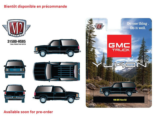 1996 GMC Yukon SLE - Black - M2 Machine - 1:64 - 31500-HS85 Passion Diecast