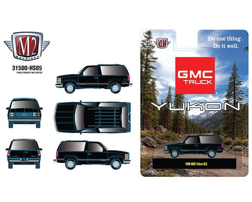1996 GMC Yukon SLE - Black - M2 Machine - 1:64 - 31500-HS85 Passion Diecast